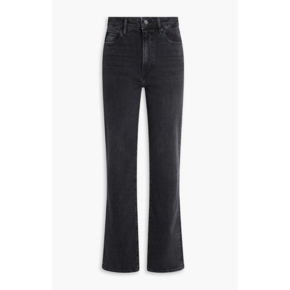 Frame Denim Women's Straight Leg Jeans in Washed Black SIZE 32